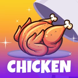 Abbildung von frittiertem Hähnchen